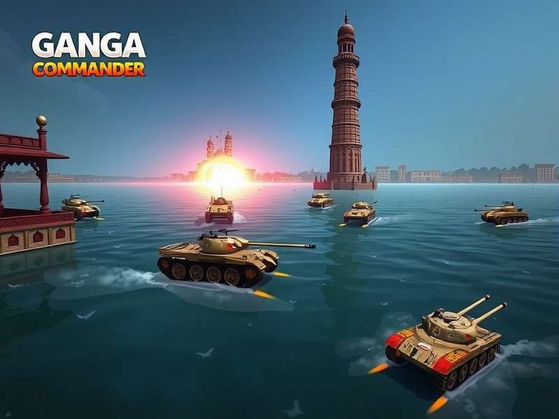 Ganga Tank Commander Varanasi level showing tanks near ghats